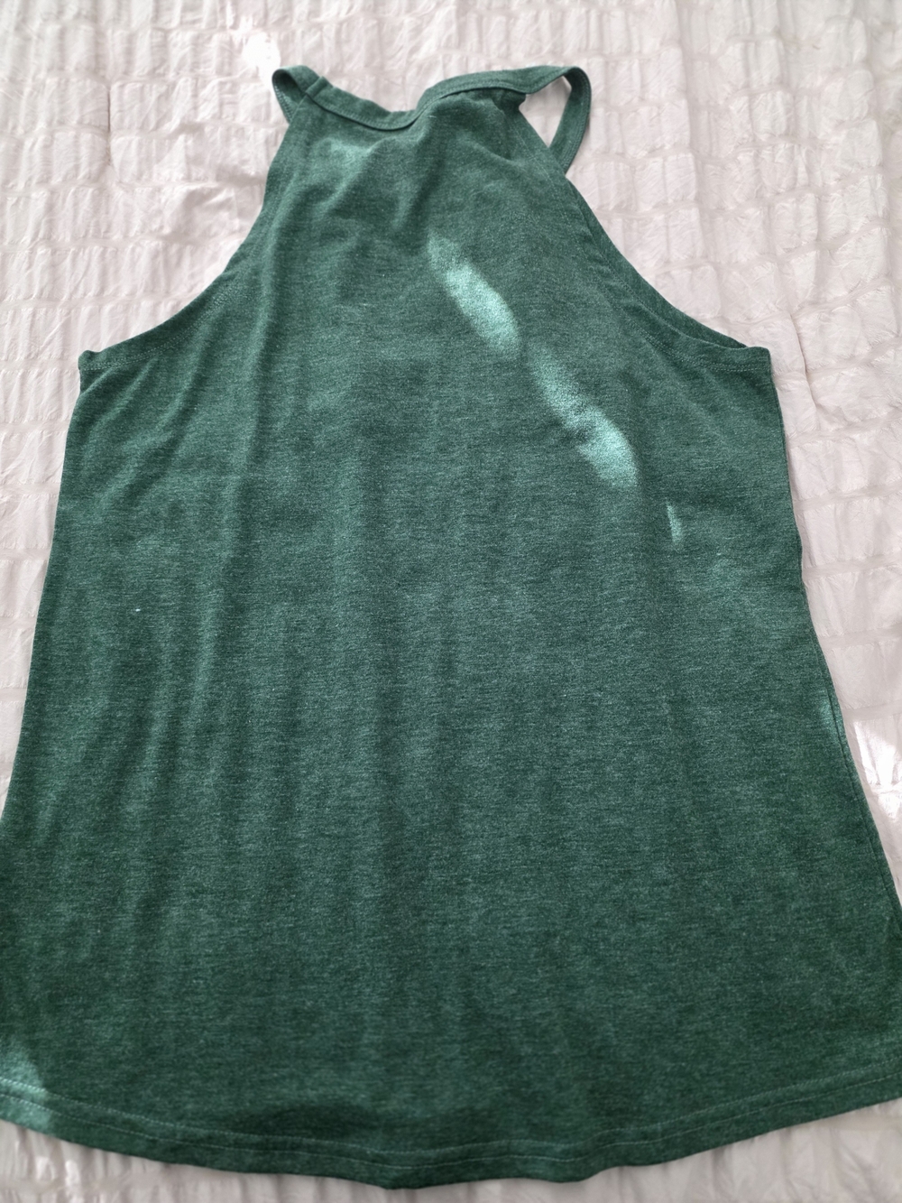 Women's Green Rocker Tank Top